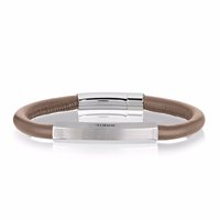 Bracciale Breil Uomo Hexagon in Pelle TJ1987 - TJ1987